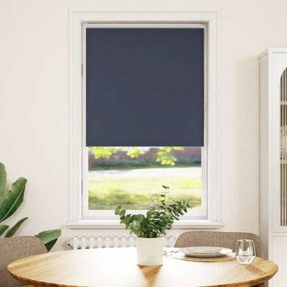 Roller Blind Blackout Marine 85x130 cm Fabric Width 80.7 cm Polyester