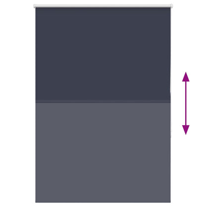 Roller Blind Blackout Marine 105x130 cm Fabric Width 100.7 cm Polyester