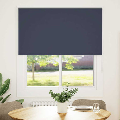 Roller Blind Blackout Marine 120x130 cm Fabric Width 116.6 cm Polyester