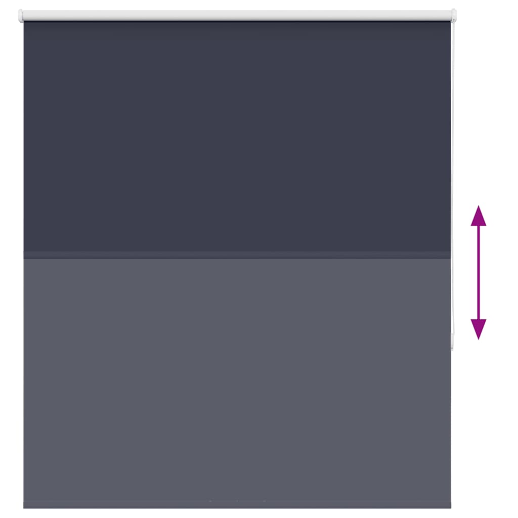 Roller Blind Blackout Marine 140x130 cm Fabric Width 136.6 cm Polyester