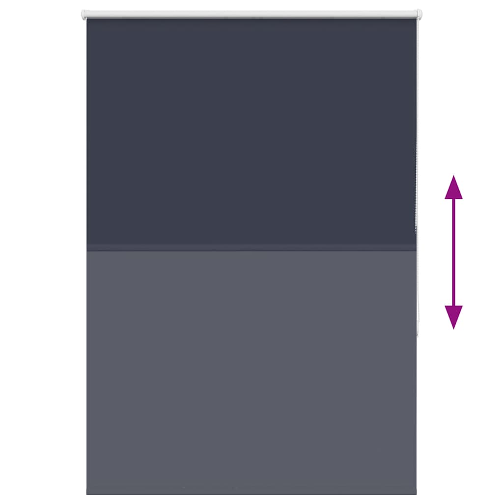 Roller Blind Blackout Marine 95x150 cm Fabric Width 90.7 cm Polyester