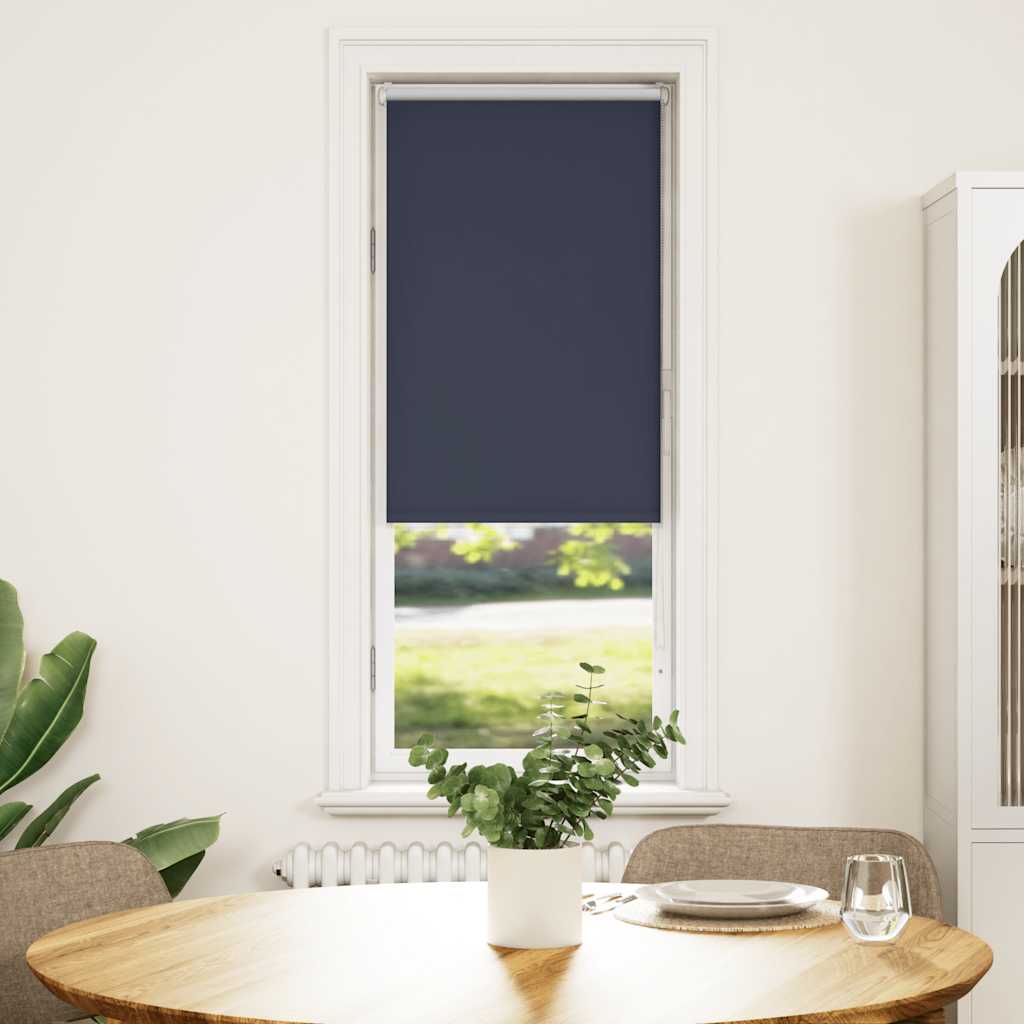 Roller Blind Blackout Marine 40x175 cm Fabric Width 35.7 cm Polyester