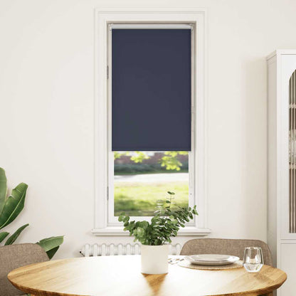 Roller Blind Blackout Marine 45x175 cm Fabric Width 40.7 cm Polyester