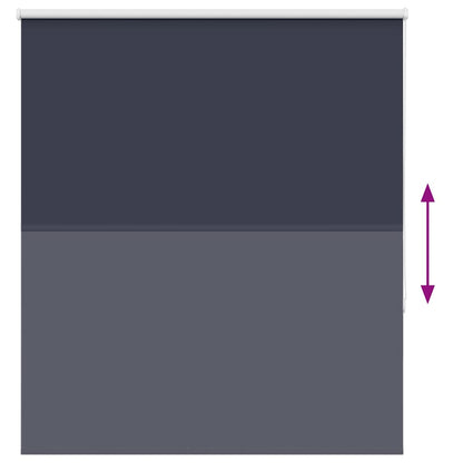 Roller Blind Blackout Marine 135x175 cm Fabric Width 131.6 cm Polyester
