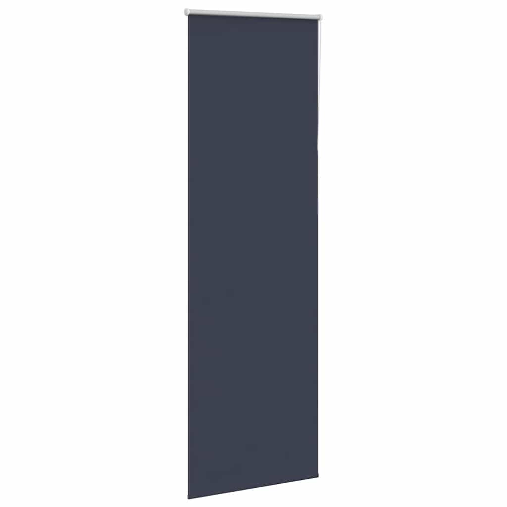 Roller Blind Blackout Marine 80x210 cm Fabric Width 75.7 cm Polyester