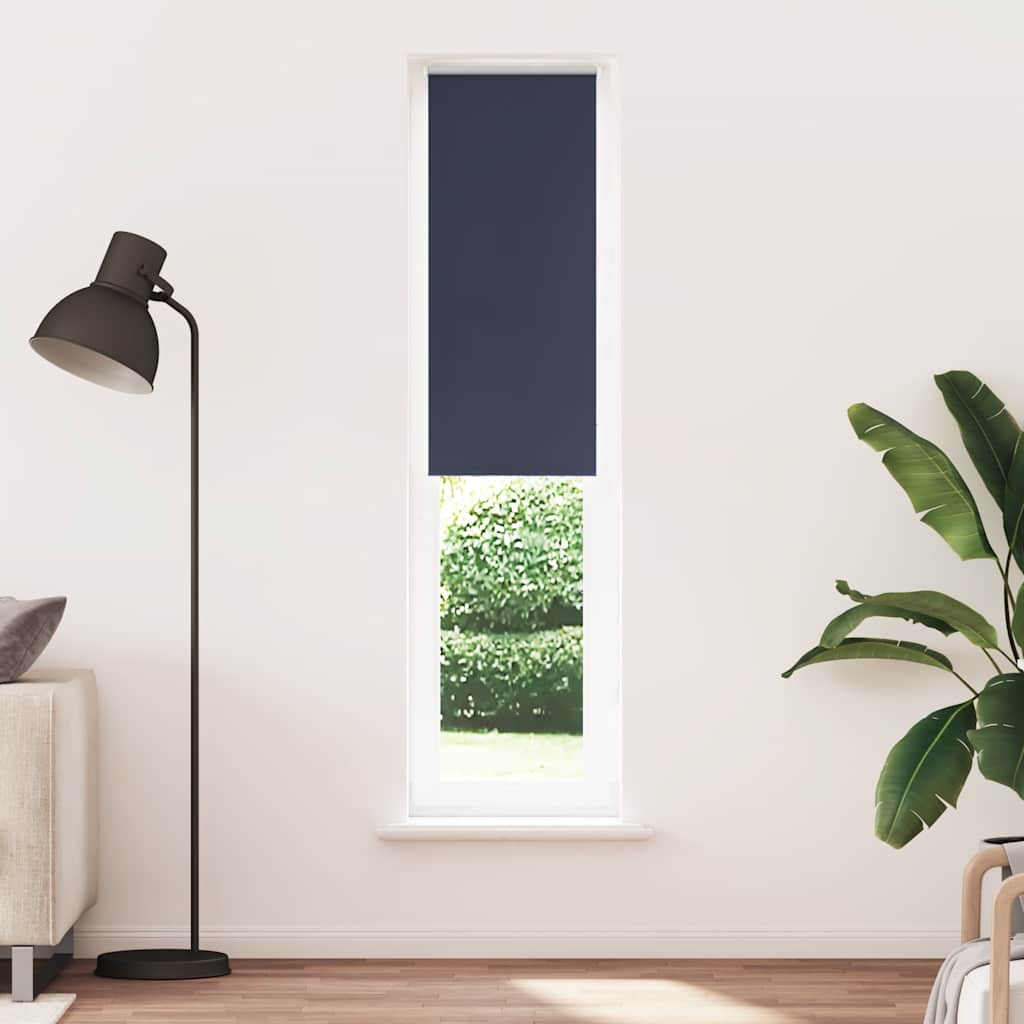 Roller Blind Blackout Marine 60x230 cm Fabric Width 55.7 cm Polyester