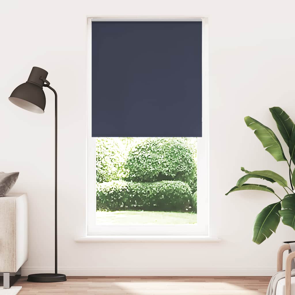 Roller Blind Blackout Marine 110x230 cm Fabric Width 105.7 cm Polyester