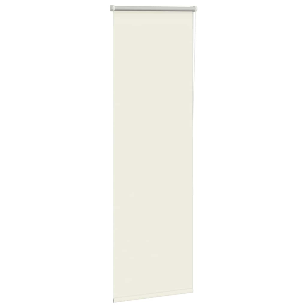 Roller Blind Blackout Off White 55x130 cm Fabric Width 50.7 cm Polyester