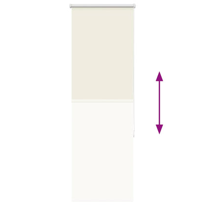 Roller Blind Blackout Off White 60x130 cm Fabric Width 55.7 cm Polyester