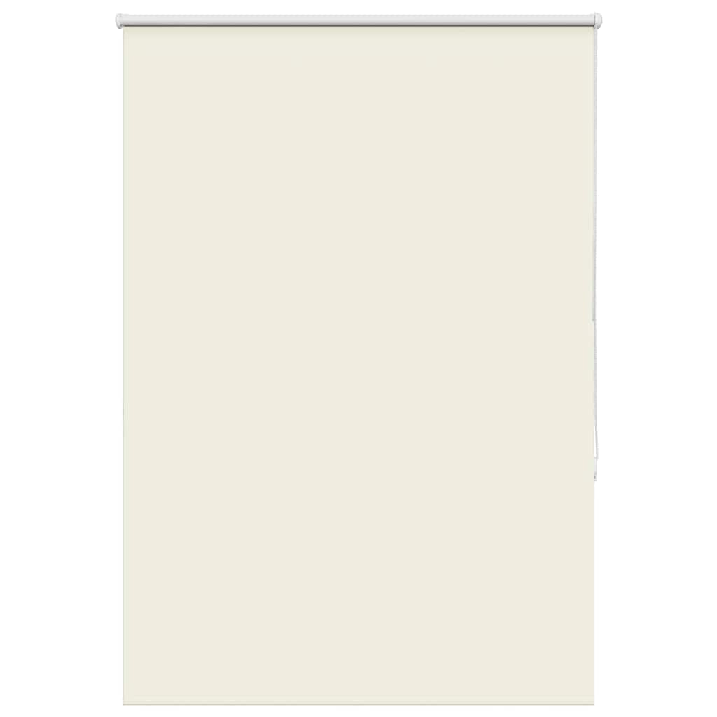 Roller Blind Blackout Off White 100x130 cm Fabric Width 95.7 cm Polyester