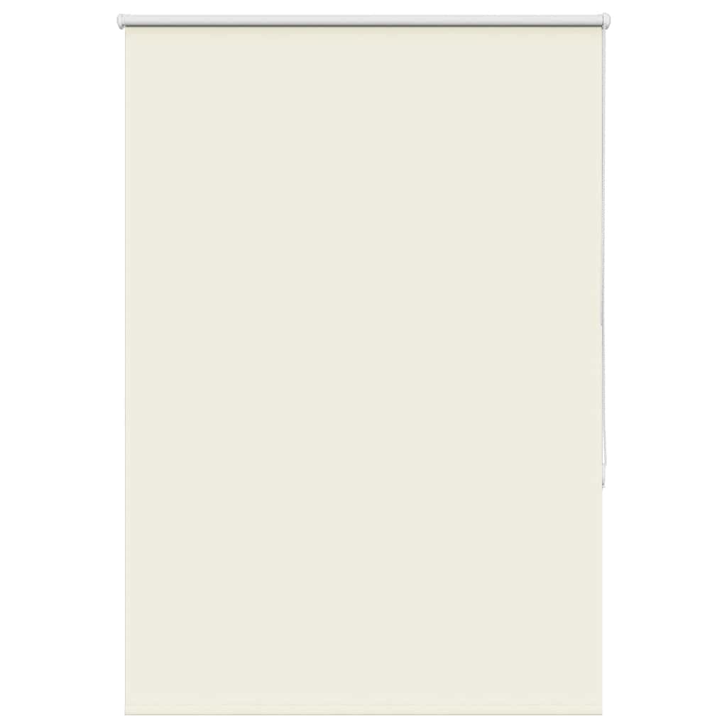 Roller Blind Blackout Off White 105x130 cm Fabric Width 100.7 cm Polyester