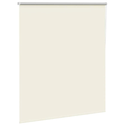 Roller Blind Blackout Off White 125x130 cm Fabric Width 121.6 cm Polyester