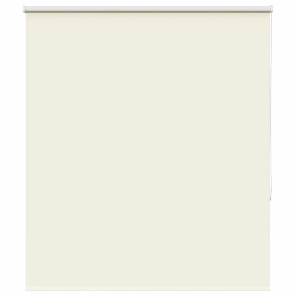 Roller Blind Blackout Off White 140x130 cm Fabric Width 136.6 cm Polyester