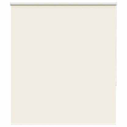 Roller Blind Blackout Off White 140x130 cm Fabric Width 136.6 cm Polyester