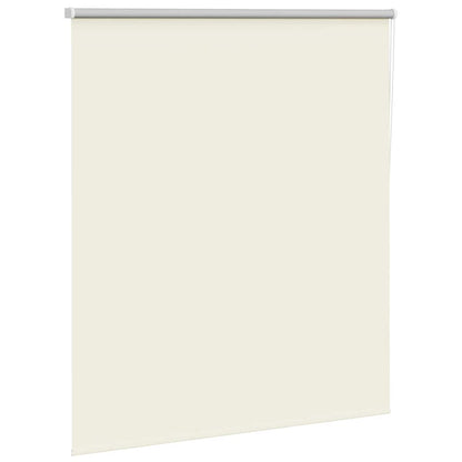 Roller Blind Blackout Off White 140x130 cm Fabric Width 136.6 cm Polyester