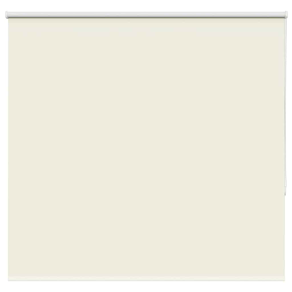 Roller Blind Blackout Off White 150x130 cm Fabric Width 146.6 cm Polyester