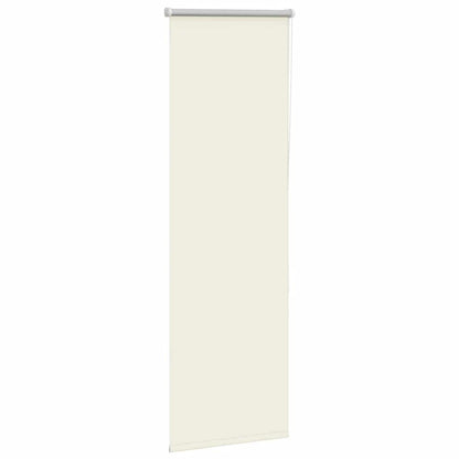Roller Blind Blackout Off White 45x150 cm Fabric Width 40.7 cm Polyester