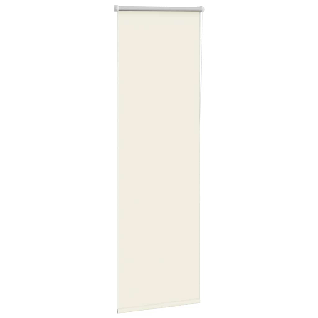 Roller Blind Blackout Off White 50x150 cm Fabric Width 45.7 cm Polyester