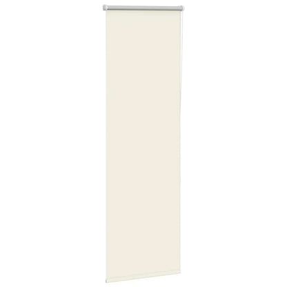 Roller Blind Blackout Off White 50x150 cm Fabric Width 45.7 cm Polyester