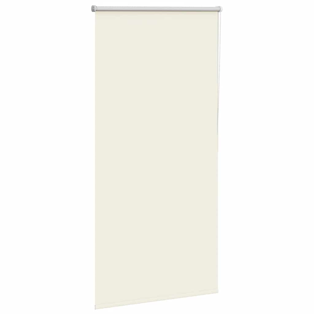 Roller Blind Blackout Off White 75x150 cm Fabric Width 70.7 cm Polyester
