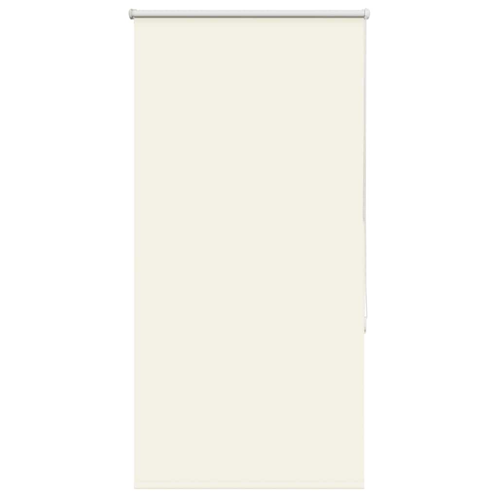 Roller Blind Blackout Off White 80x150 cm Fabric Width 75.7 cm Polyester