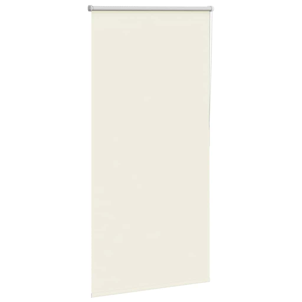 Roller Blind Blackout Off White 85x150 cm Fabric Width 80.7 cm Polyester