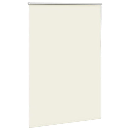 Roller Blind Blackout Off White 100x150 cm Fabric Width 95.7 cm Polyester
