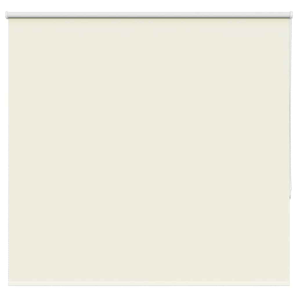 Roller Blind Blackout Off White 150x150 cm Fabric Width 146.6 cm Polyester