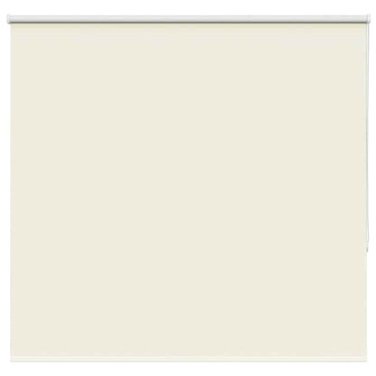 Roller Blind Blackout Off White 155x150 cm Fabric Width 151.6 cm Polyester
