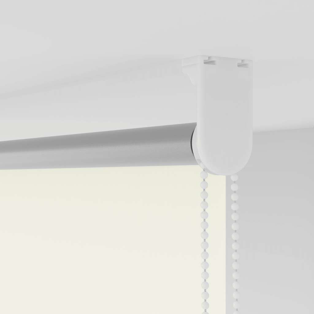 Roller Blind Blackout Off White 155x150cm Fabric Width 151.6cm