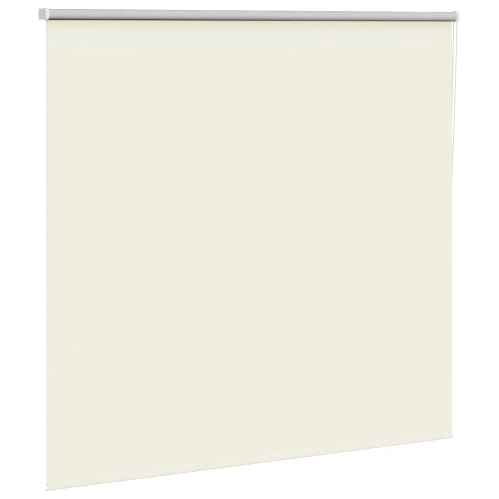 Roller Blind Blackout Off White 165x150 cm Fabric Width 161.6 cm Polyester