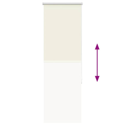 Roller Blind Blackout Off White 60x175 cm Fabric Width 55.7 cm Polyester
