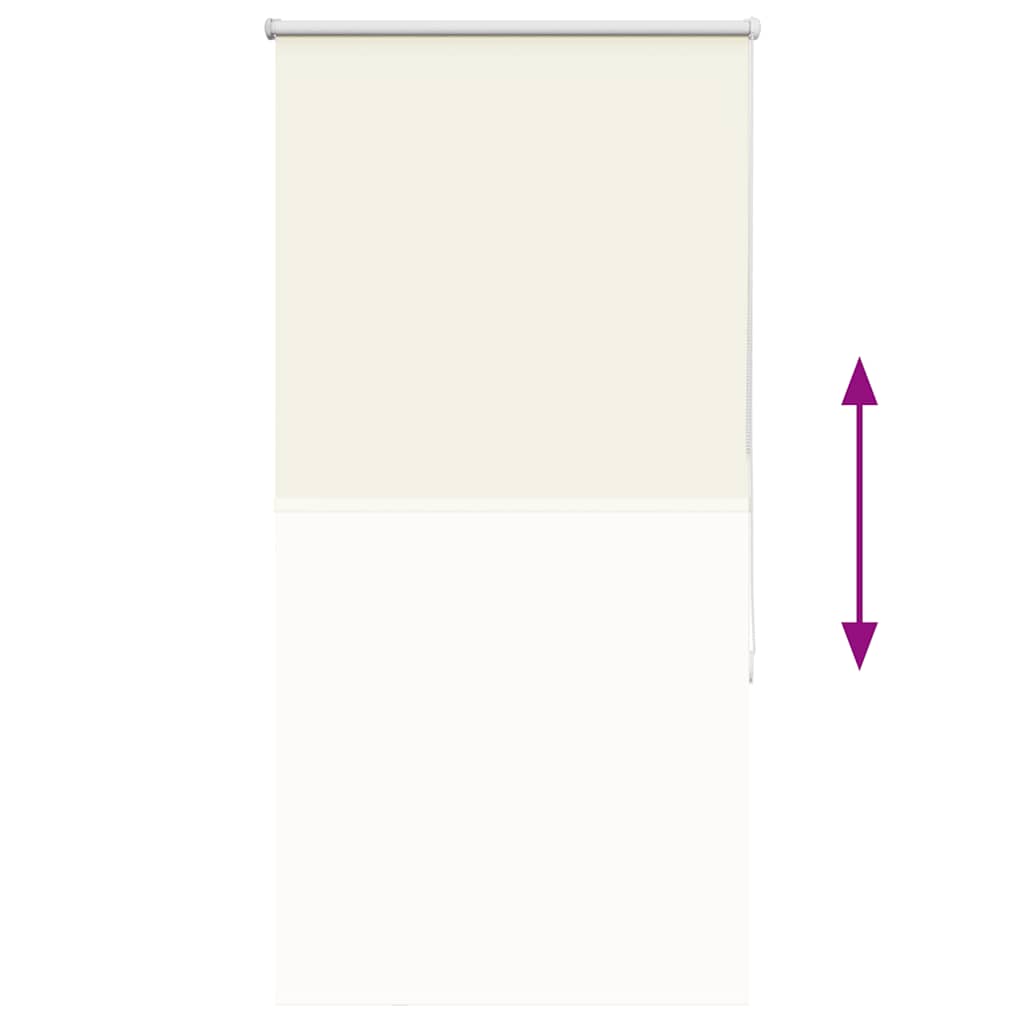 Roller Blind Blackout Off White 65x175 cm Fabric Width 60.7 cm Polyester