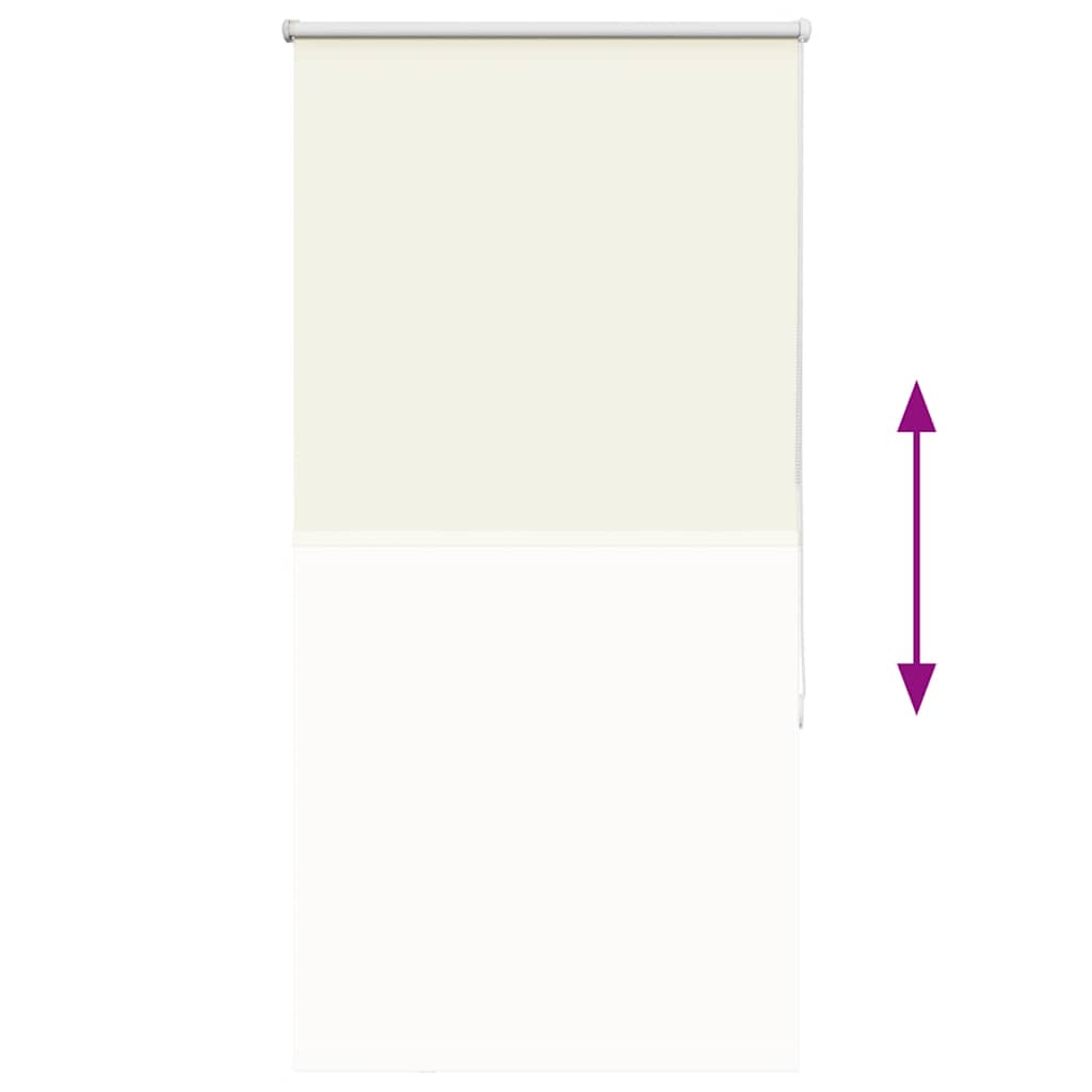 Roller Blind Blackout Off White 70x175 cm Fabric Width 65.7 cm Polyester