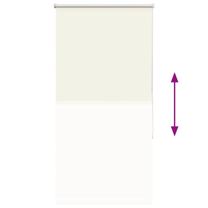 Roller Blind Blackout Off White 70x175 cm Fabric Width 65.7 cm Polyester