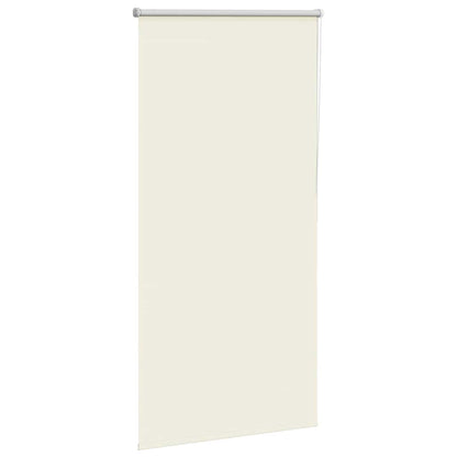 Roller Blind Blackout Off White 75x175 cm Fabric Width 70.7 cm Polyester