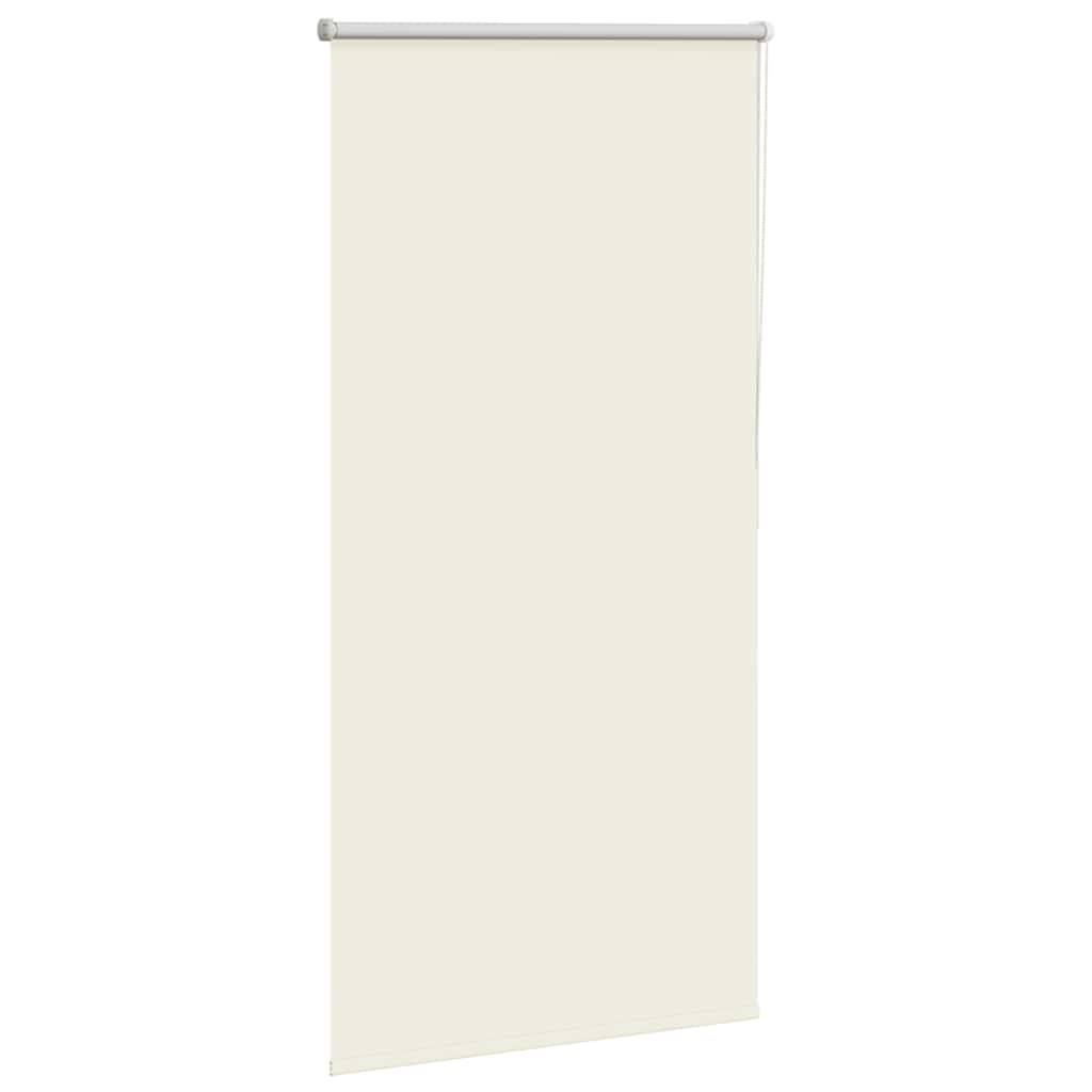 Roller Blind Blackout Off White 85x175 cm Fabric Width 80.7 cm Polyester