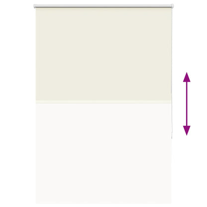 Roller Blind Blackout Off White 95x175 cm Fabric Width 90.7 cm Polyester