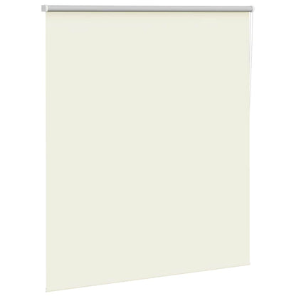 Roller Blind Blackout Off White 130x175 cm Fabric Width 126.6 cm Polyester