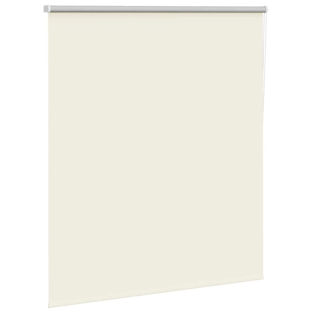 Roller Blind Blackout Off White 140x175 cm Fabric Width 136.6 cm Polyester