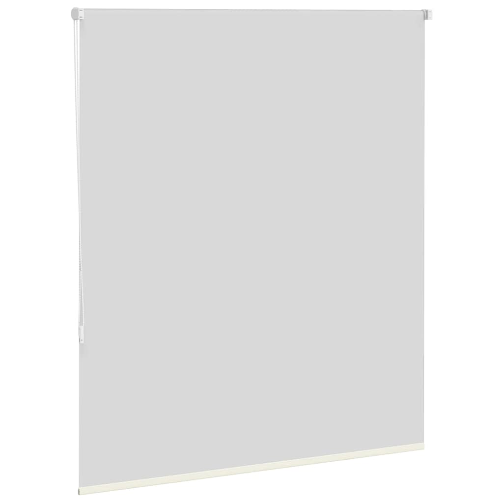 Roller Blind Blackout Off White 140x175 cm Fabric Width 136.6 cm Polyester