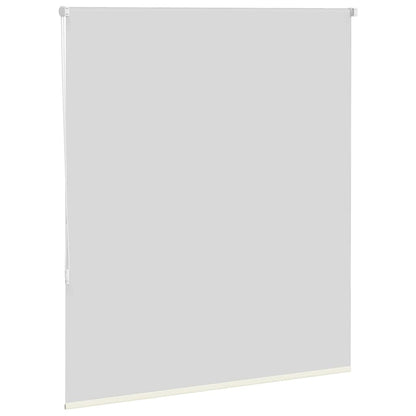 Roller Blind Blackout Off White 140x175 cm Fabric Width 136.6 cm Polyester