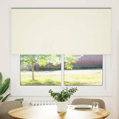Roller Blind Blackout Off White 150x175 cm Fabric Width 146.6 cm Polyester