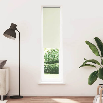 Roller Blind Blackout Off White 40x210 cm Fabric Width 35.7 cm Polyester