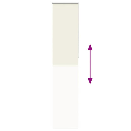 Roller Blind Blackout Off White 55x210 cm Fabric Width 50.7 cm Polyester