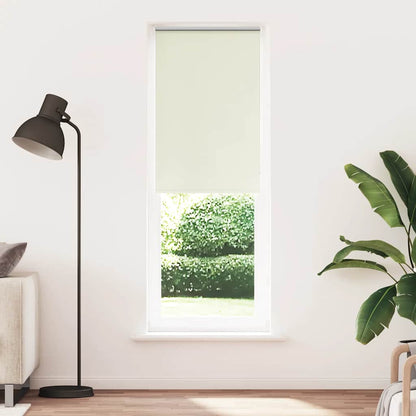 Roller Blind Blackout Off White 75x210 cm Fabric Width 70.7 cm Polyester