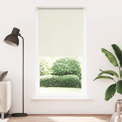 Roller Blind Blackout Off White 105x210 cm Fabric Width 100.7 cm Polyester