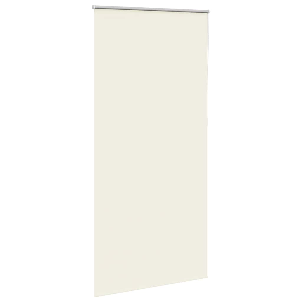 Roller Blind Blackout Off White 110x210 cm Fabric Width 105.7 cm Polyester