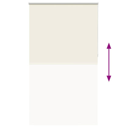Roller Blind Blackout Off White 140x210 cm Fabric Width 136.6 cm Polyester