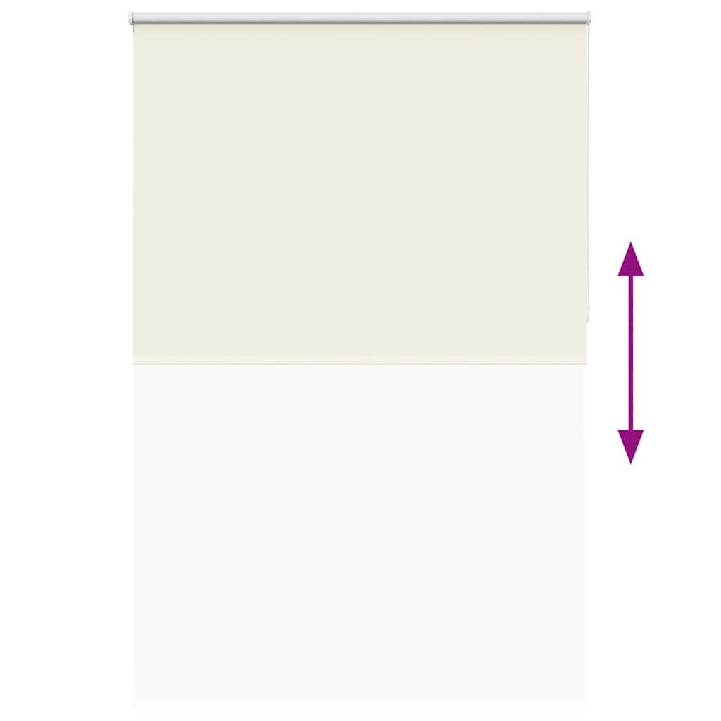Roller Blind Blackout Off White 165x210 cm Fabric Width 161.6 cm Polyester
